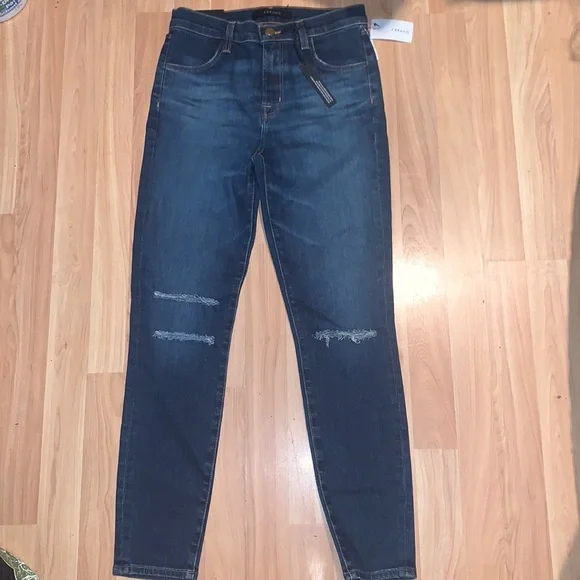 J Brand | High Rise Crop Skinny Size 27 in arcade Havoc - Picture 2 of 8